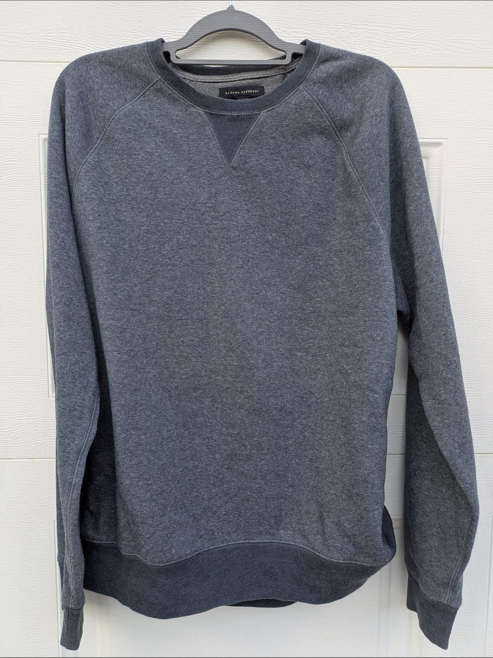 Banana Republic Dark Heather Gray Pullover Sweatshirt